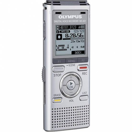 Reportofon digital profesional stereo Olympus WS-821 cu 500 ore inreg