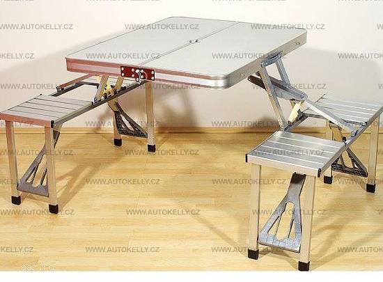 Set pliant masa camping cu scaune -370 lei