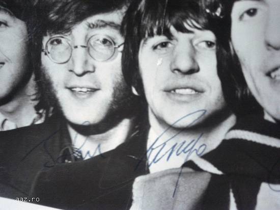 poza cu beatles autentica