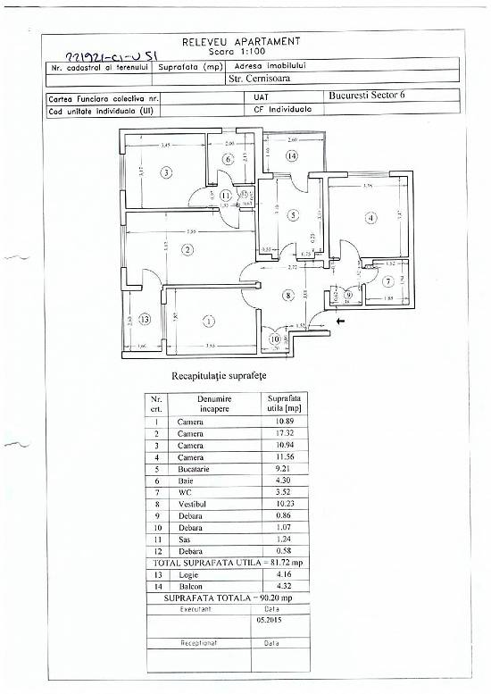 Apartament de vanzare - 4 camere Militari - Cernisoara - Exclusivitate