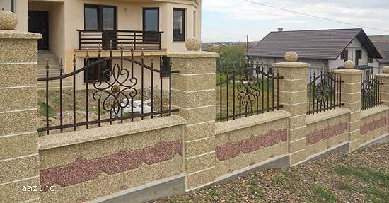 Gard Ornamental din Beton