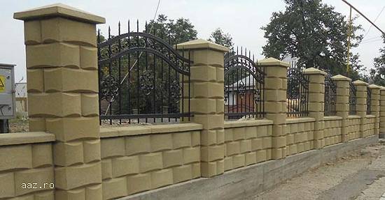 Gard Ornamental din Beton