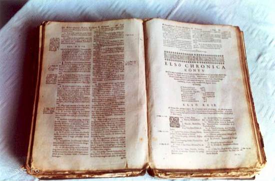 Biblie de Oradea in limba Maghiara din MDCLX