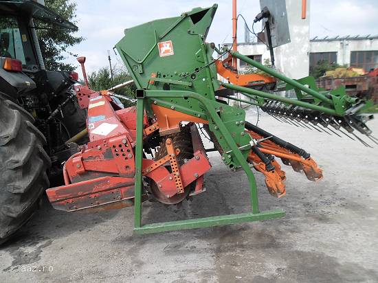Semanatoare de rapita AMAZONE combinata cu grapa rotativa KUHN- Second Hand
