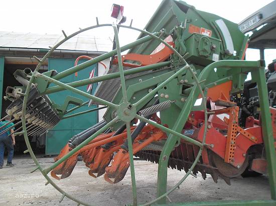 Semanatoare de rapita AMAZONE combinata cu grapa rotativa KUHN- Second Hand