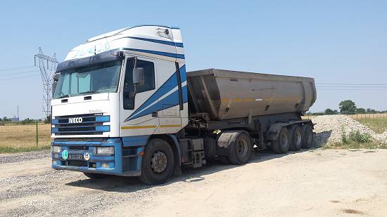 Vand ansamblu Iveco Eurostar Cursor- 430 cp+ Semiremorca Meiller basculabila