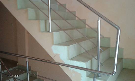 balustrada inox 3 intermediare