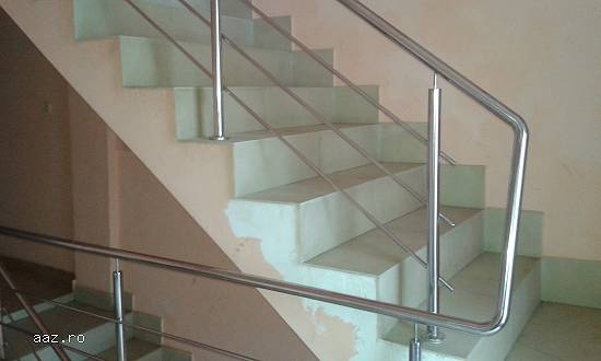 balustrada inox 3 intermediare