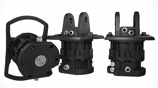 Rotator hidraulic 6 tone (CR-600FX) cu flansa pentru graifer