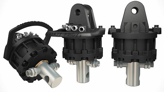 Rotator hidraulic 5 tone cu ax pentru graifer
