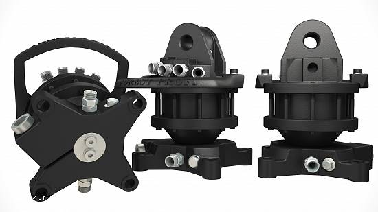 Rotator hidraulic 3 tone cu flansa pentru graifer
