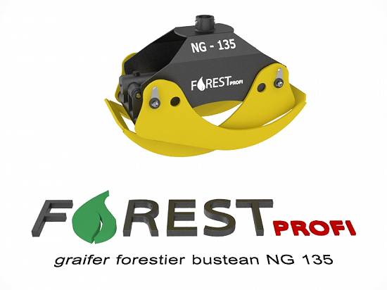 Graifer forestier pentru bustean NG 135