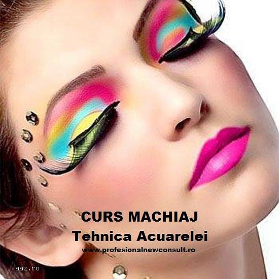 Curs Machiaj - Tehnica Acuarelei,    Tehnica Fardurilor Cremoase