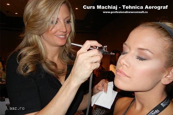 Curs Machiaj - Tehnica Aerografului / Air Brush