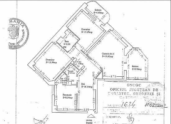 Proprietar vand apartament 3 camere in zona Trocadero,  93mp