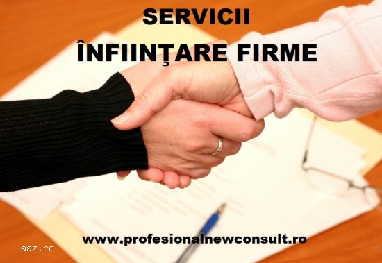 Infiintare Firme,  SRL,  SA,  PFA,  II,  alte forme organizare juridica