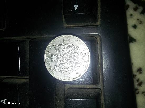 Vand moneda de argint CAROL I 1881