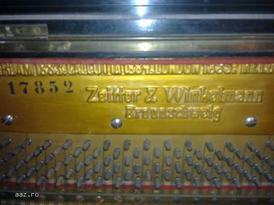 Pianina ZEITTER WILKELMAN Braun Schweig nr 17852