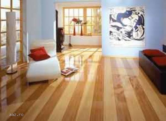 Parchet decor lemn super lucios