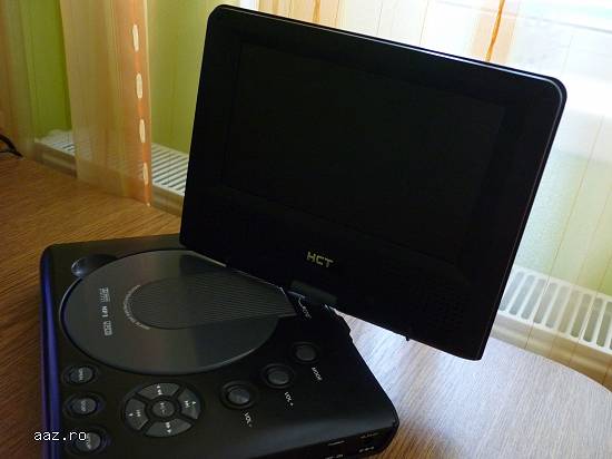 DVD player portabil HCT negru original