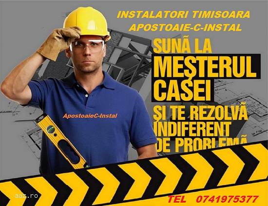 Instalatori Timisoara tel 0741975377