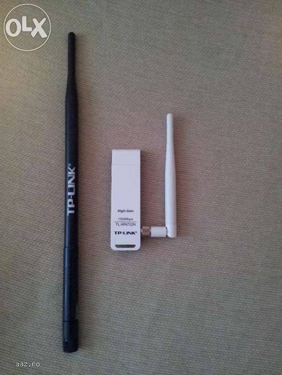 Vand Adaptor wireless + antena 8 dbi 60 Ron