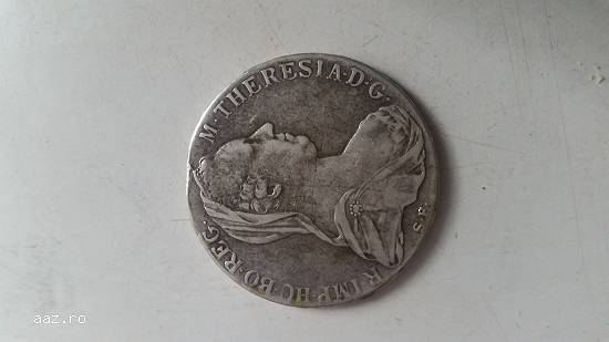 vand moneda M. theresia D.G.R.imp.ho.bo.reg 1780.x