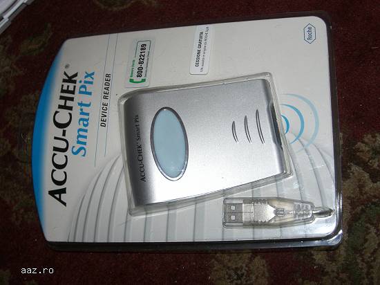 accu chek device reader cititor aparat glicemie cu infrarosu
