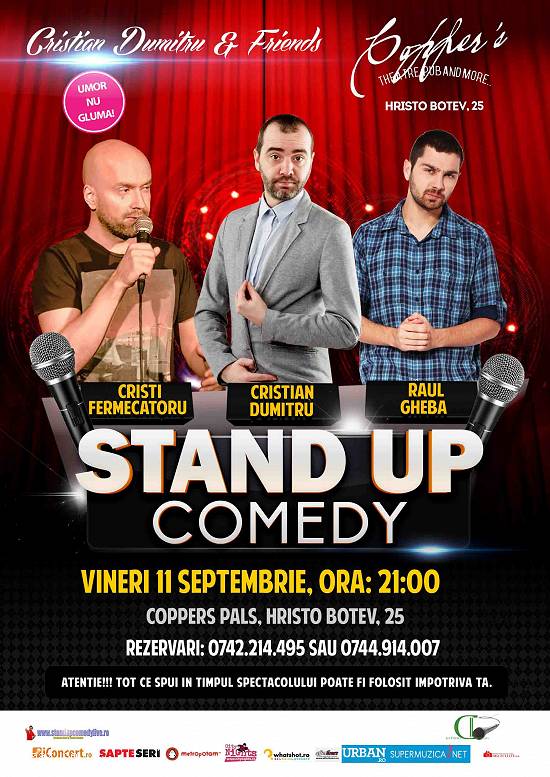 Stand Up Comedy Bucuresti  Vineri