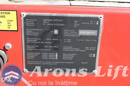 Nacela Tractabila Leguan 125