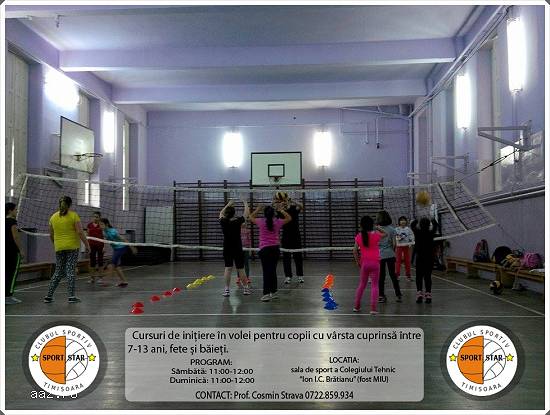 Volei pentru copii - Volei in Timisoara