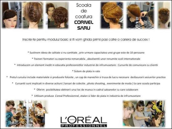 cursuri coafura Scoala de coafura Cornel Saru
