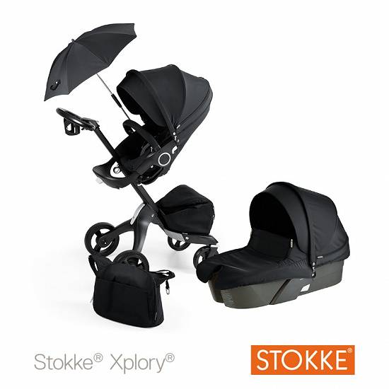Stokke Xplory V4 Adevărat negru Limited Edition