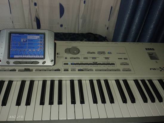 vand orga korg pa 2x,  perfect functionala tehnic - partea de  butoane,  leduri lift "ridicare ecran