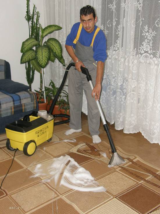 spalare covoare, curatenie case, vile, birouri spalare mocheta lipita