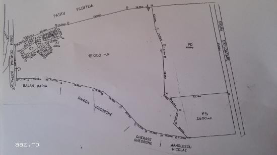 Vand TEREN + PADURE in Bradulet,   Arges