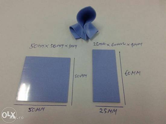 PAD Termic Termoconductor 50 X 50 X 1 mm grosime