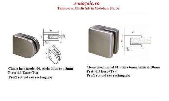 Depozit accesorii din inox,  pentru balustrada