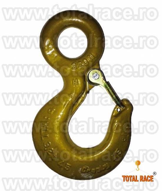 Carlig de ridicat sarcini cu ochi si siguranta Crosby 1, 6 tone