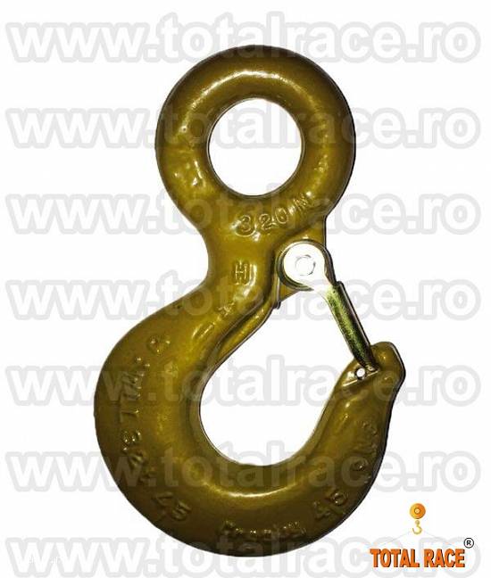 Carlig de ridicat sarcini cu ochi si siguranta Crosby 1, 6 tone