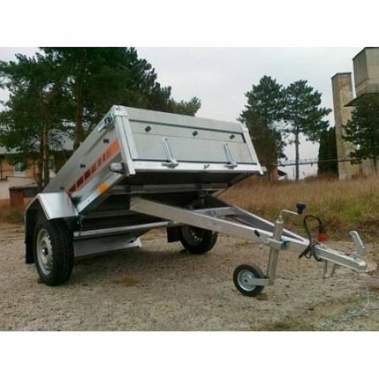 Remorca auto 750 kg Boro Agro basculabil 205x122 cm