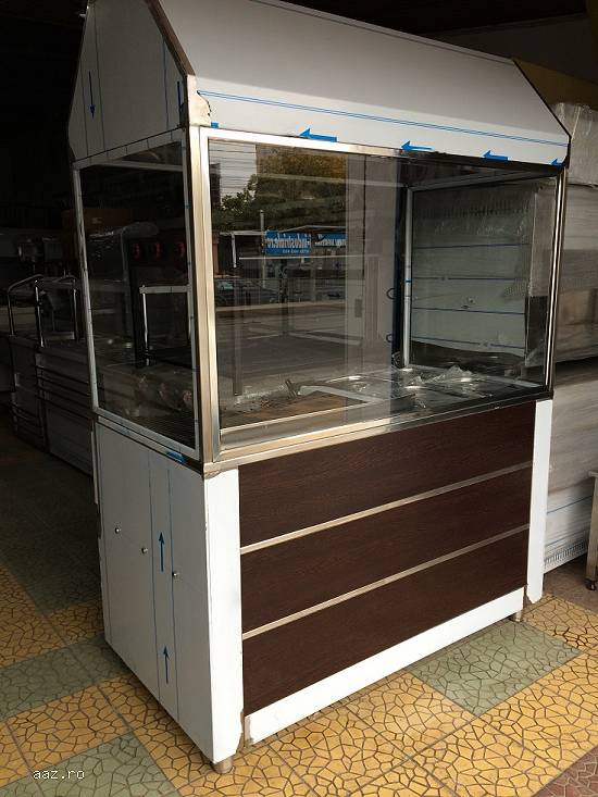 Stand inox gratar roca si bain marie