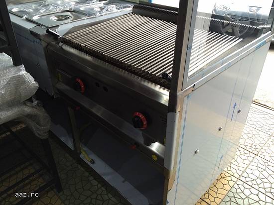 Stand inox gratar roca si bain marie