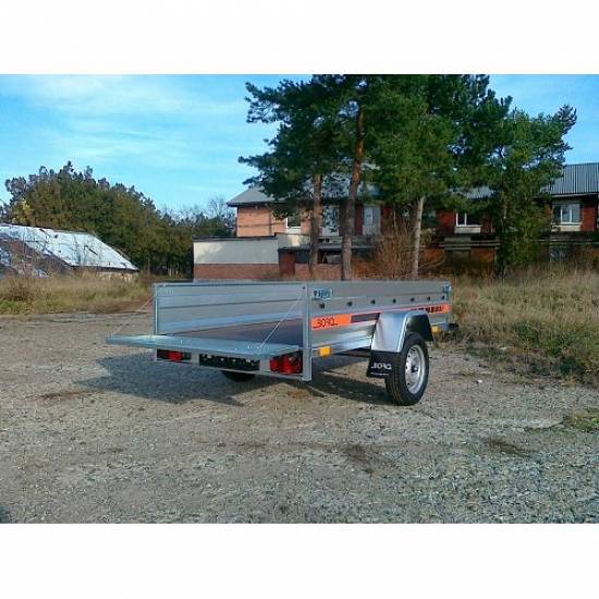 Remorca auto 750 kg Boro Agro basculabil 233x132 cm