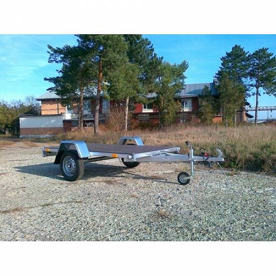 Remorca auto 750 kg Boro Agro basculabil 233x132 cm
