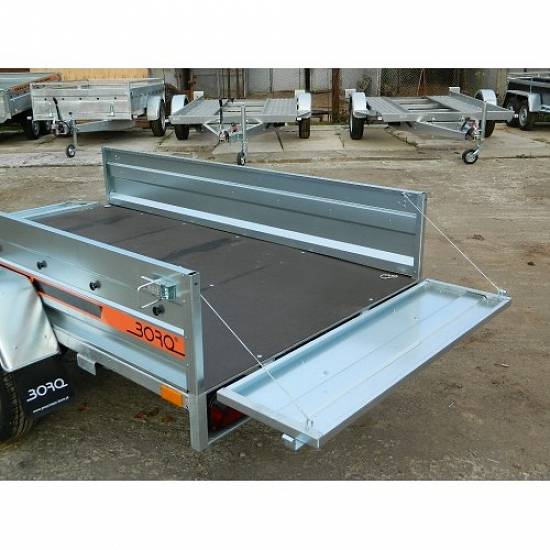 Remorca auto 750 kg Boro Agro basculabil 233x132 cm (suspensie cu arcuri)