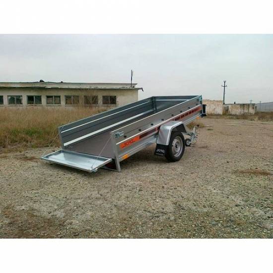 Remorca auto 750 kg Boro Agro basculabil 265x132 cm