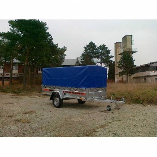 Remorca auto 750 kg Boro Agro basculabil 265x132 cm