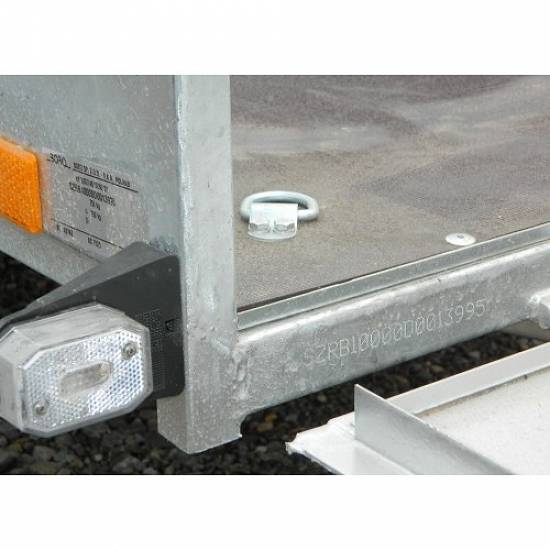 Remorca auto 750 kg Boro Majster dimensiune 245x125 cm