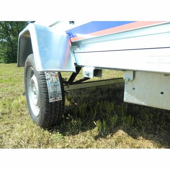 Remorca auto 750 kg Niewiadow dimensiune 262x132 (suspensie cu arcuri)